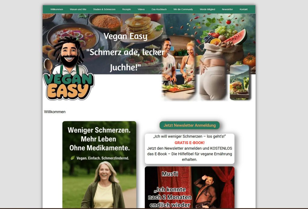 Portfolio - Vegan Easy -